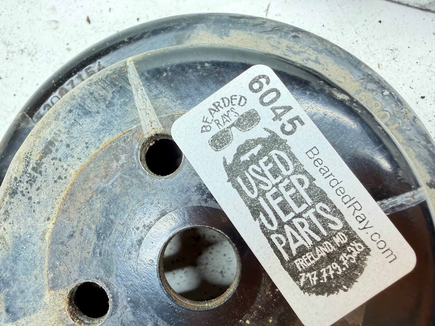 Jeep Wrangler YJ TJ 91-99 Water Pump Pulley Belt Serpentine 4.0 6cyl 53007154