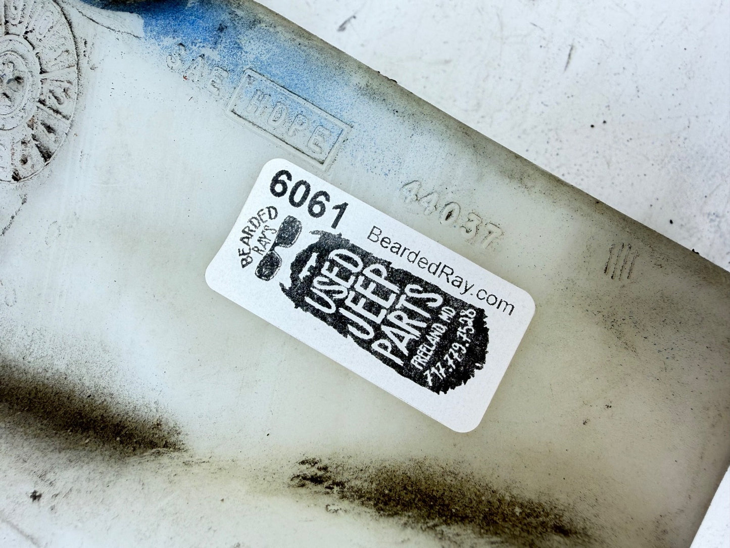 Jeep Wrangler YJ 91-95 Windshield Washer Fluid Reservoir Bottle 1 Single Pump OE
