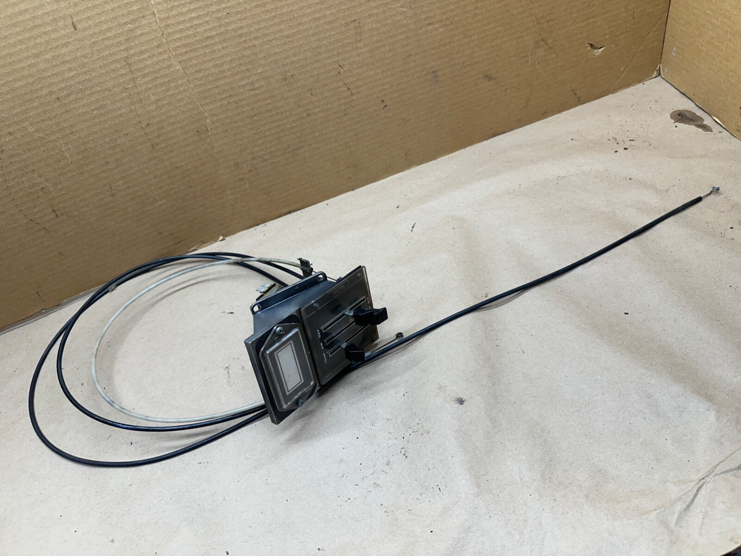 67 AMC REBEL HEATER CONTROL With 3 Cables WEATHER EYE 4484153 OEM Factory HVAC