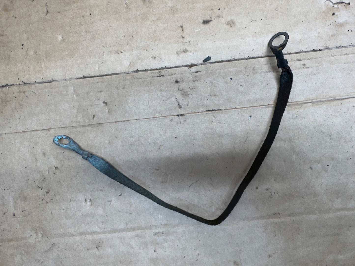 87-95 Jeep YJ Wrangler Engine Firewall GROUND WIRE STRAP CABLE 15" Braided