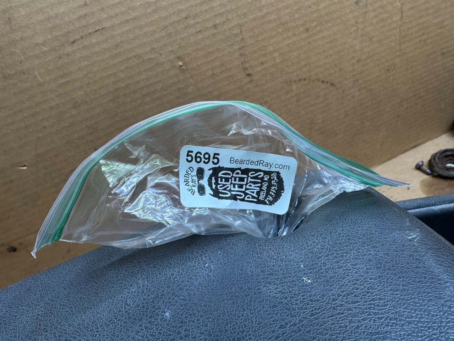 91-95 Jeep Wrangler YJ Interior Center Console Agate Grey Gray OEM Factory