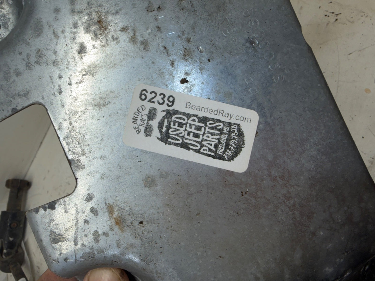 97-00 Jeep Wrangler TJ Dash Knee Bolster Metal Reinforcement Plate Brace Factory