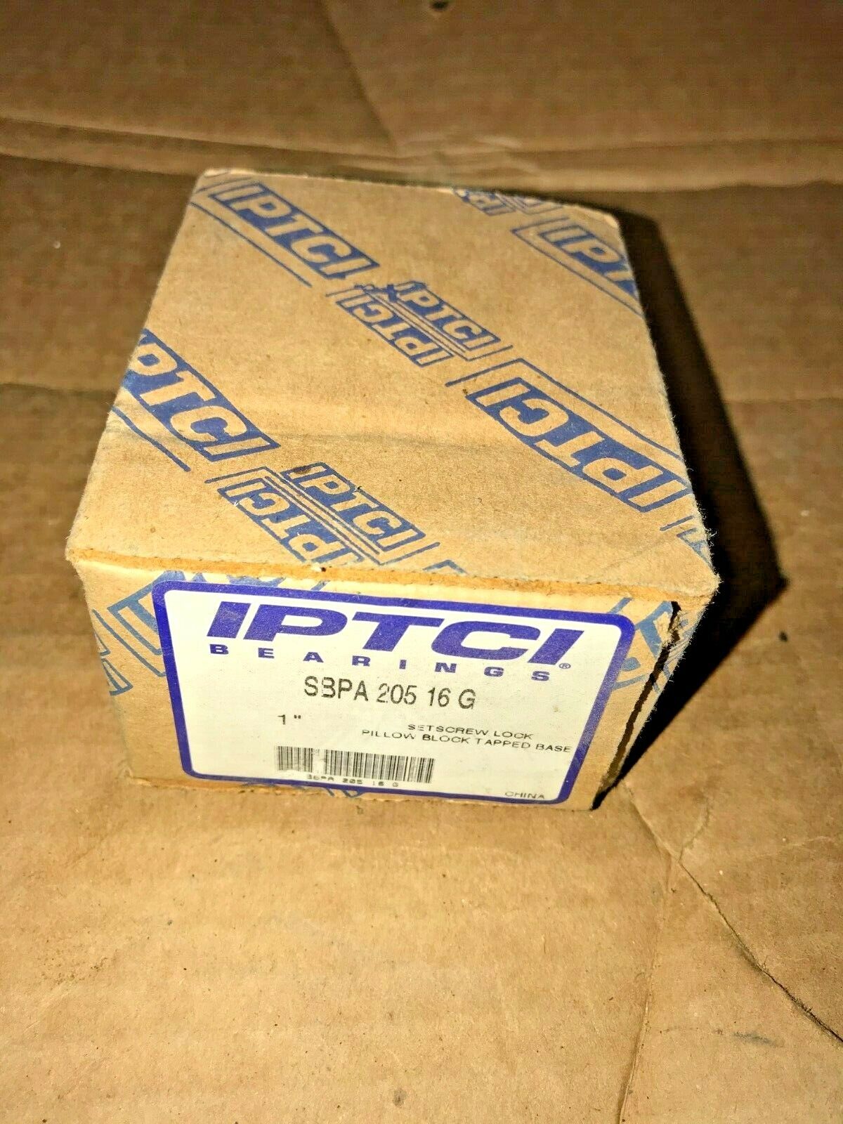 SBPA205-16G Iptchi New Ball Bearing Pillow Block NEW IN BOX - FAST FREE SHIP.