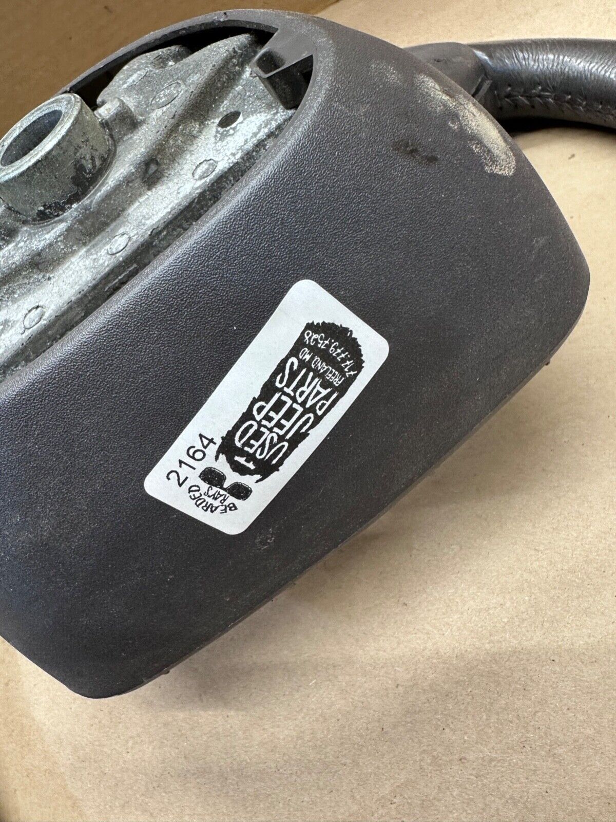 1997-2002 JEEP WRANGLER CHEROKEE XJ TJ Steering Wheel Leather Wrapped 98 99 00