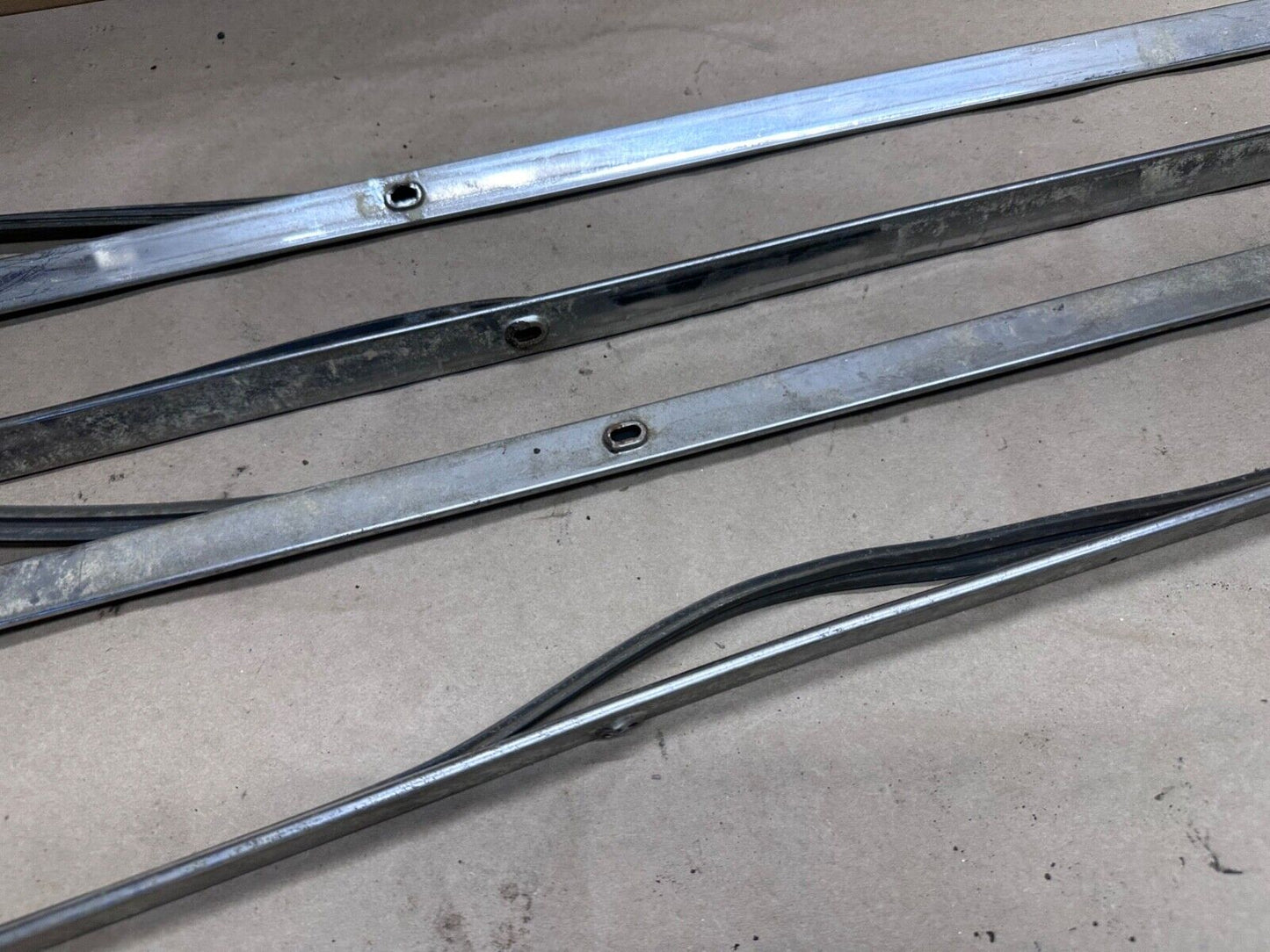 84-91 Jeep Cherokee XJ Chrome Roof Rack TRIM Factory OEM Luggage Guard Factory