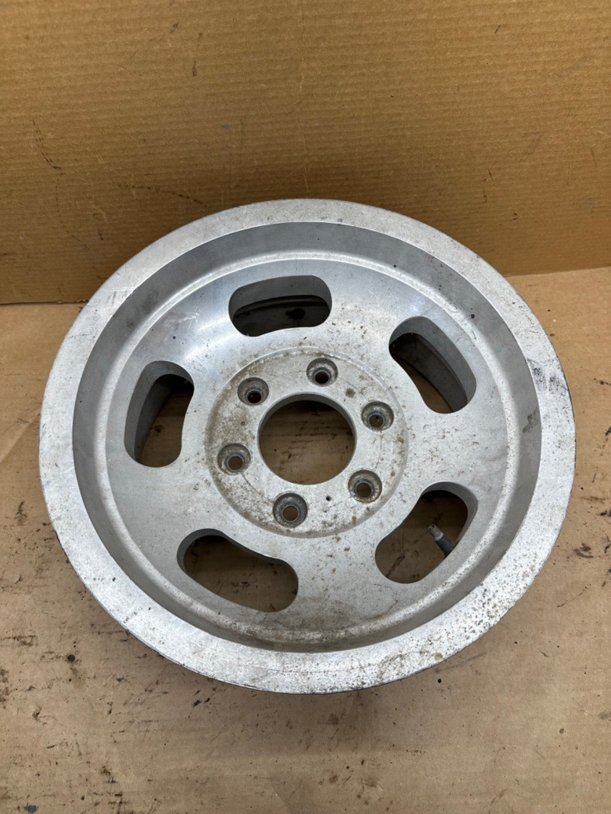 Vintage Jeep Wheels 15" x 7" 6x5.5 FSJ J10 J20 Wagoneer AMC Jeep Slot Wheel Rim
