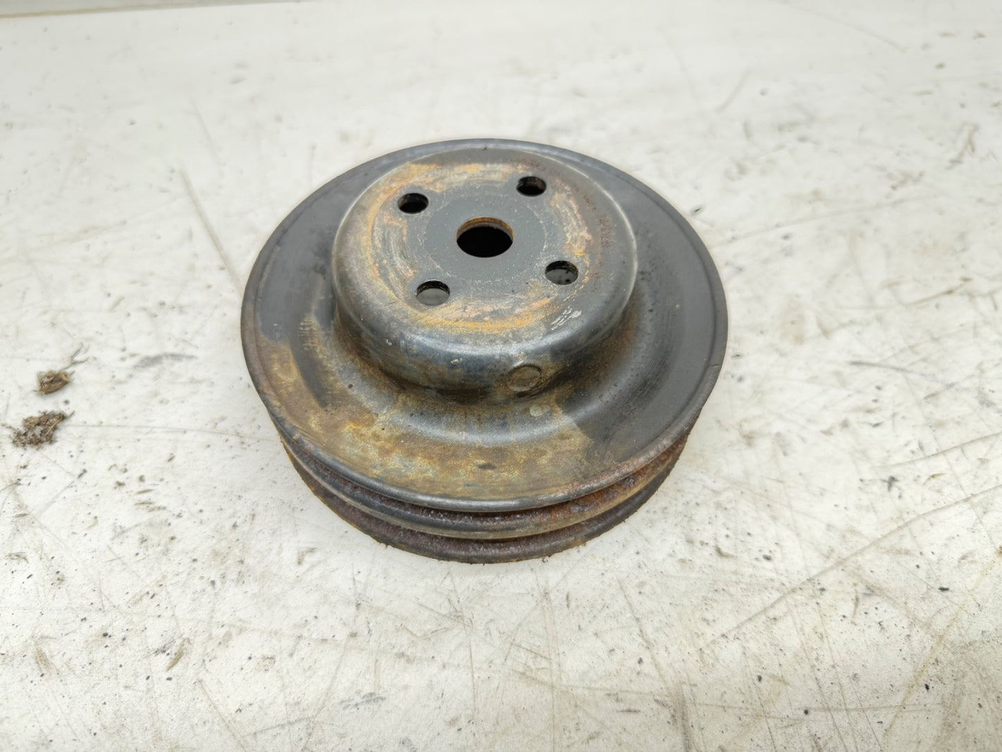 Jeep CJ 80-86 CJ7 2-Groove V Belt Water Pump Pulley 6 cyl 4.2L YJ 2.5L Wrangler