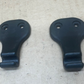 97-02 Jeep Wrangler TJ Sun Visor CLIPS Clip Pair Sunvisor OEM Black Dark Grey OE