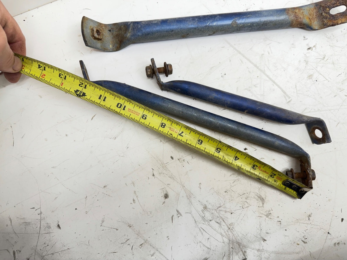 87-95 Jeep Wrangler YJ FENDER to Firewall Support Bar Set OEM Factory Rod Brace