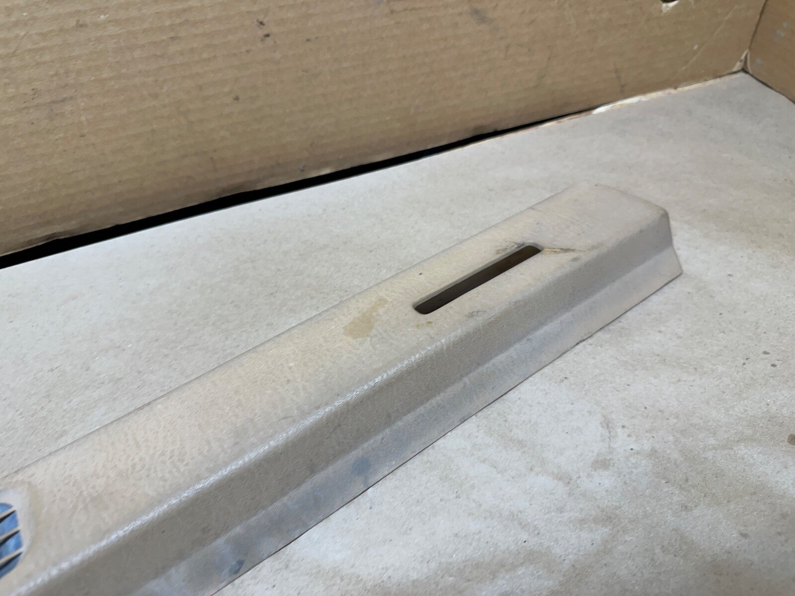 97-06 Jeep Wrangler TJ Dash Cowl Vent Trim Bezel Defrost OEM Tan Factory Beige