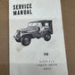 Jeep M38A1 Power Train Repair Shop Manual Transmission Axles Brakes Service Book