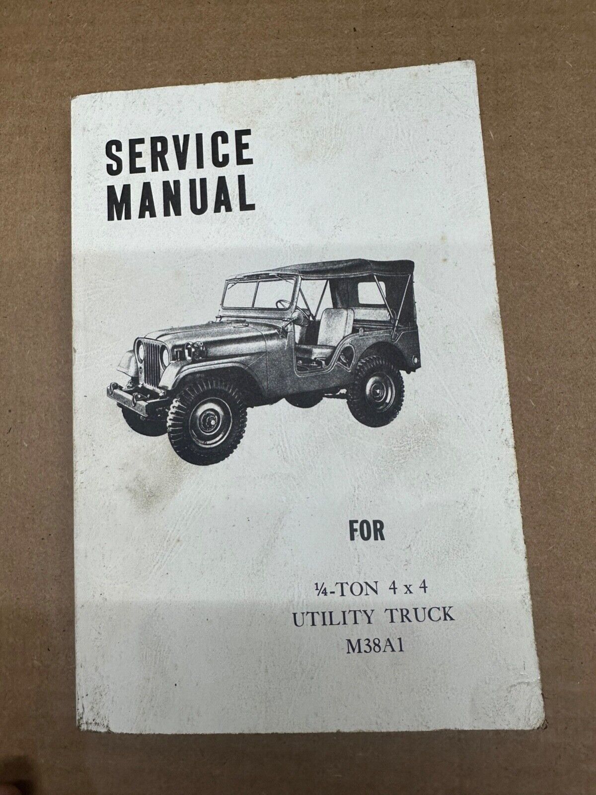 Jeep M38A1 Power Train Repair Shop Manual Transmission Axles Brakes Service Book