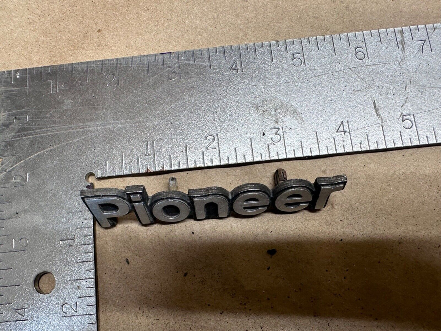 84-96 Jeep Cherokee XJ "Pioneer" Emblem Badge OEM Factory Fender Pin Prong MJ