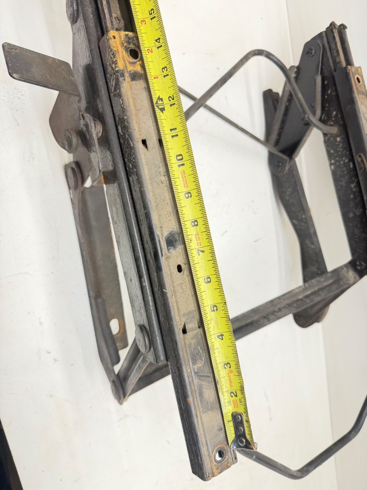 87-95 Jeep Wrangler YJ SEAT BRACKET FRAME Folding Flip Slider Passenger Seat OEM
