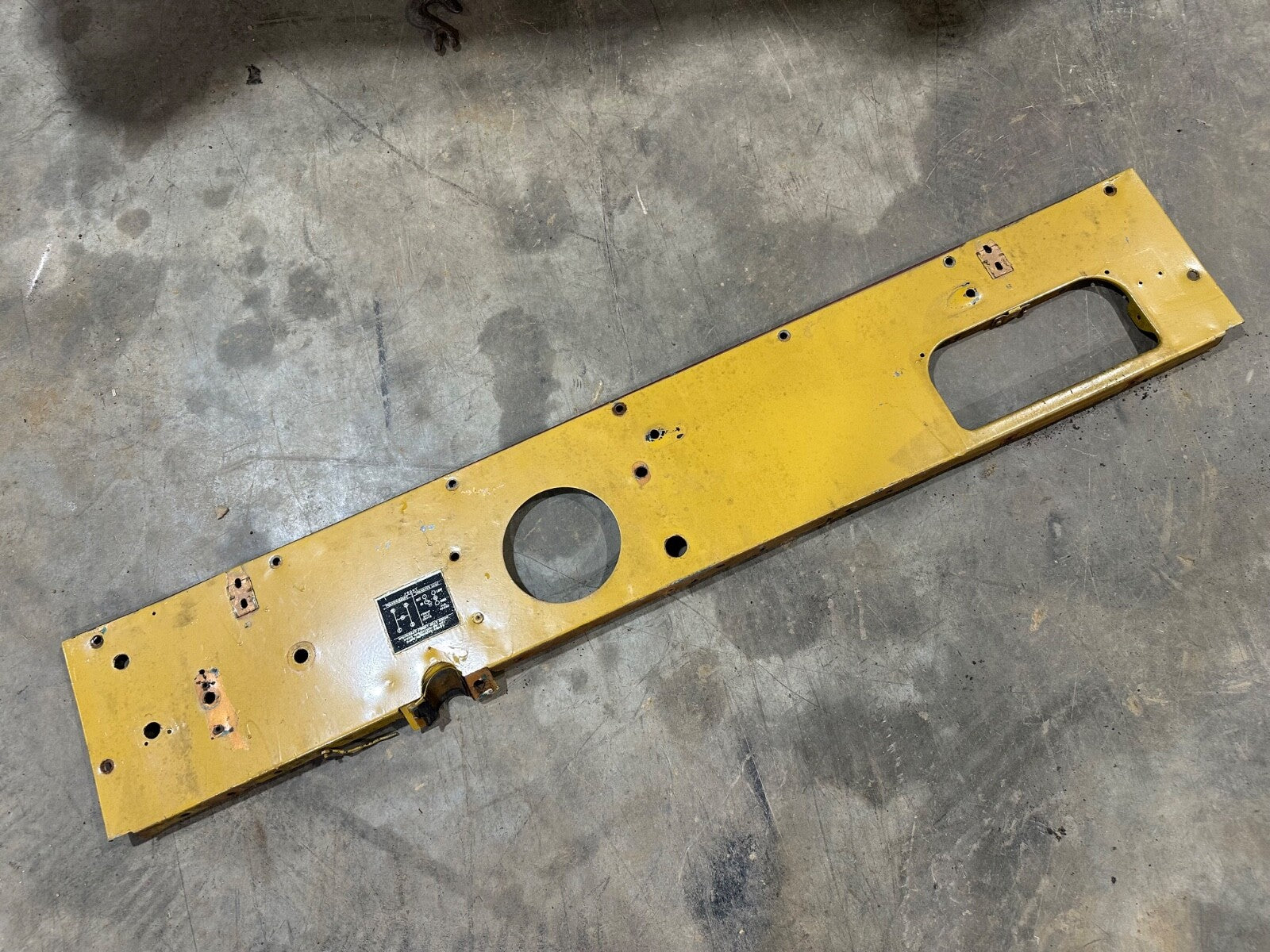 Jeep Willys CJ 5 CJ5 59-71 Dash Plate Panel DASHBOARD Column Mount OEM Factory