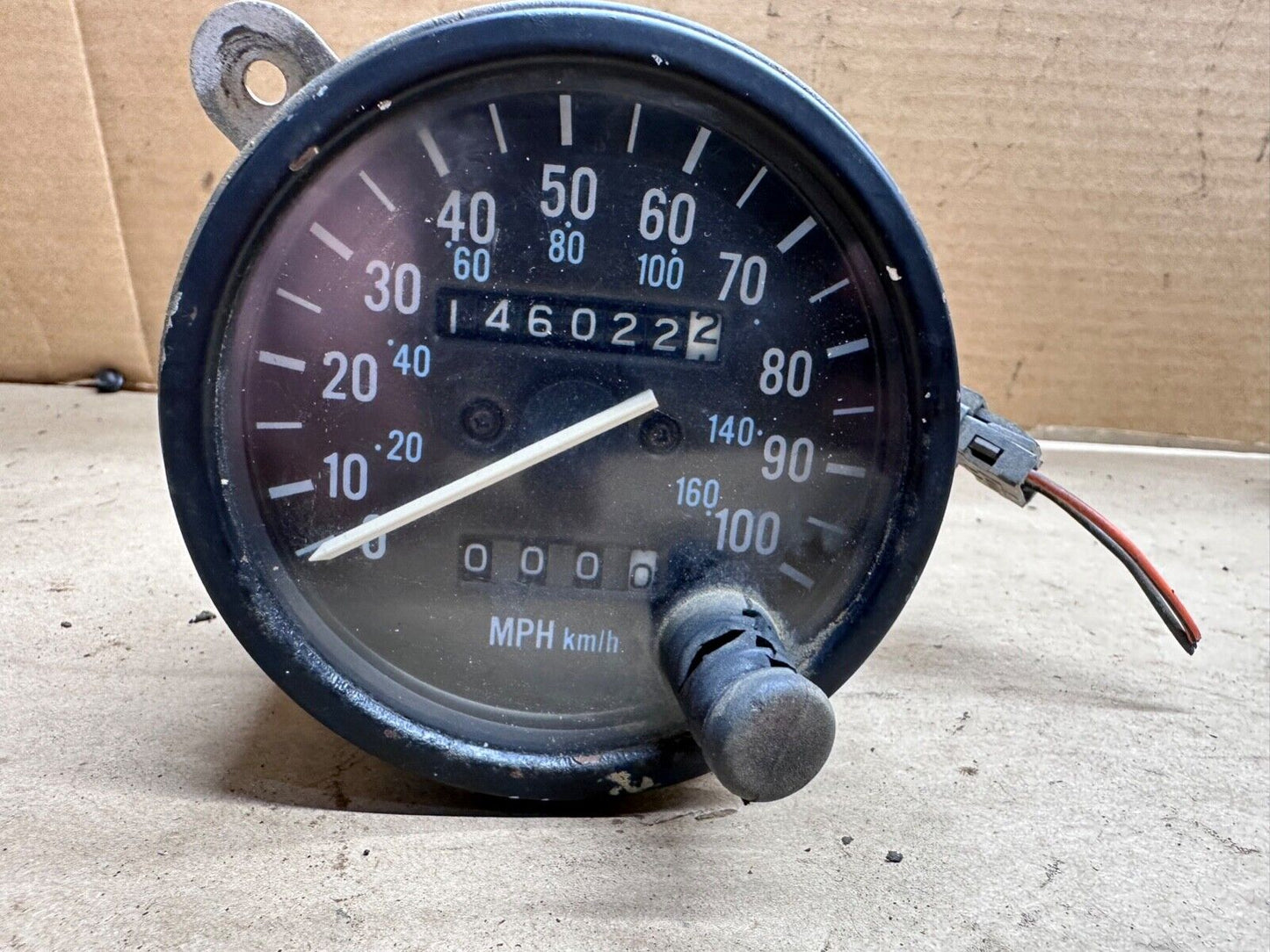 87-91 Jeep YJ Wrangler Factory Speedometer Gauge 165k Odometer Speedo Cluster OE