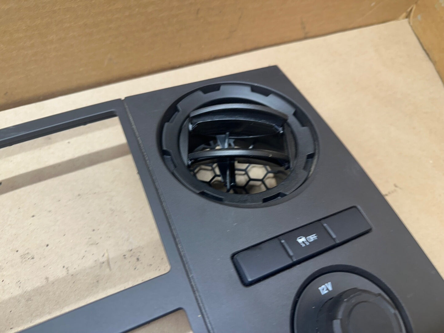 Radio Temp Climate Control Bezel Trim for 11-16 Ford F250 F350 Dash Center OEM