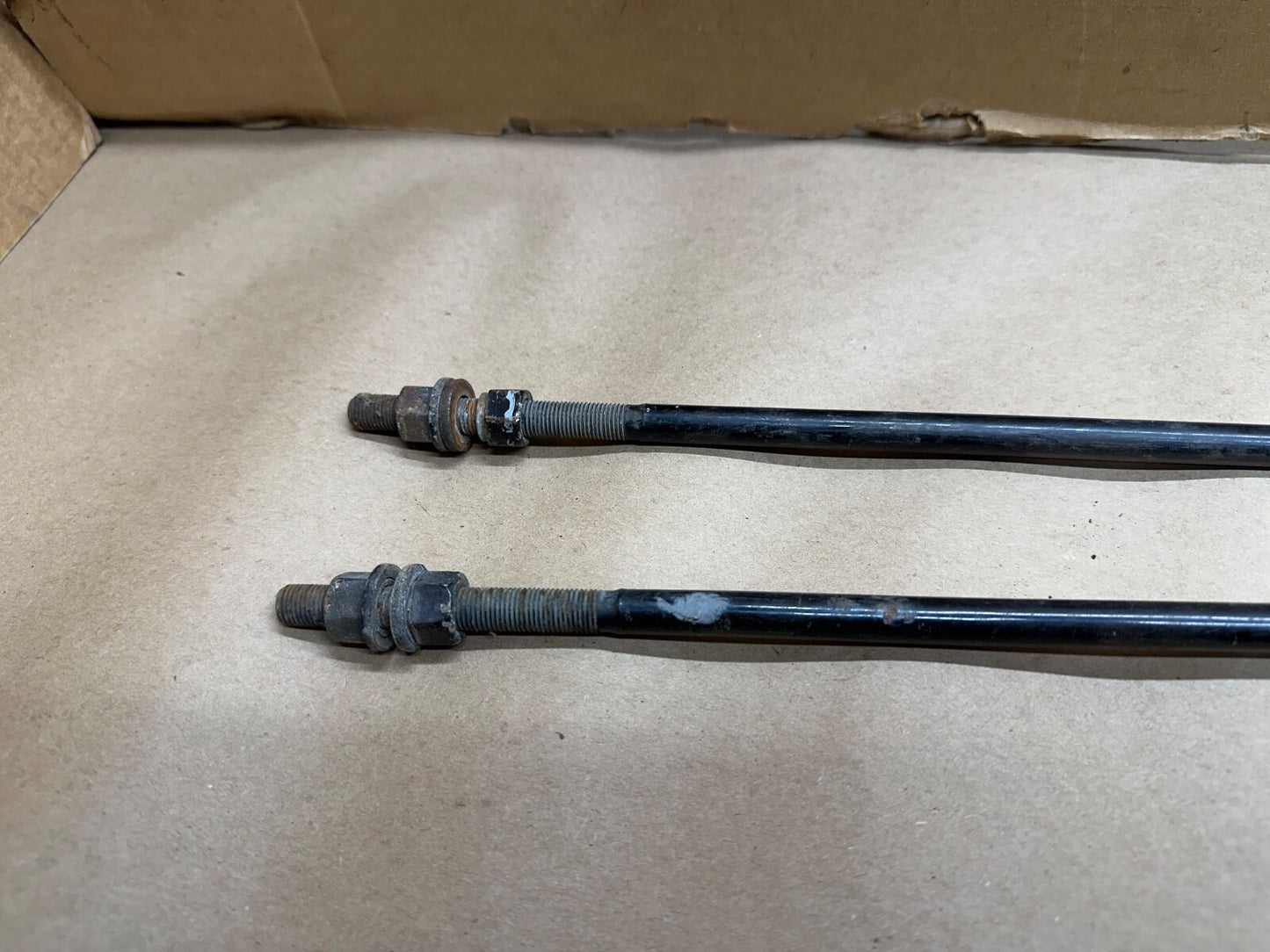 87-95 Jeep Wrangler YJ Grill Grille Support Rods Hood Radiator Support Rod Brace