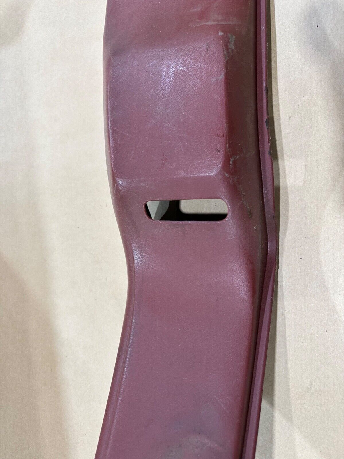 1981-87 AMC Eagle Interior B Pillar Trim Plastic Interior Post Red Left Drivers