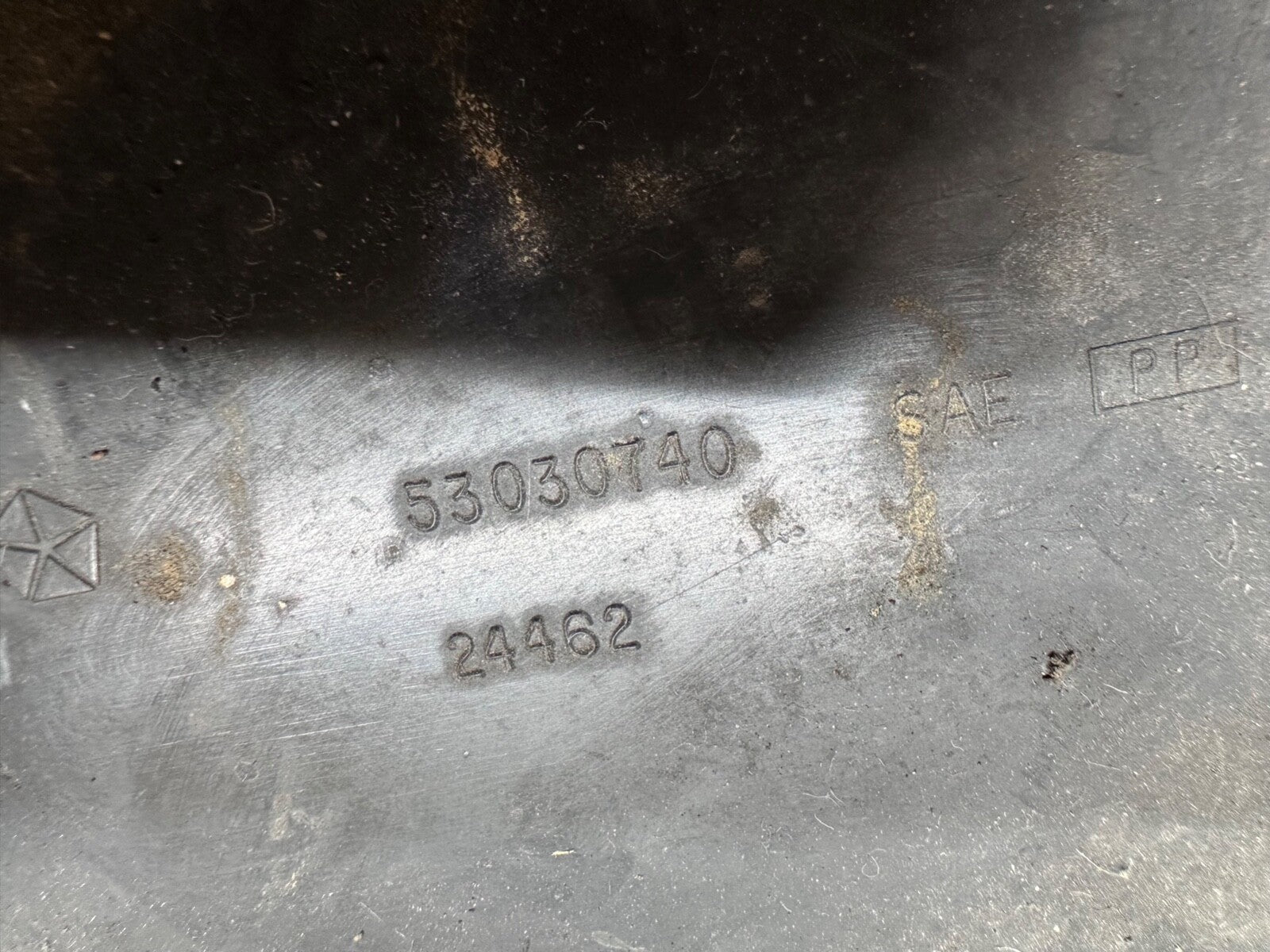 1984-2001 Jeep Cherokee XJ Air Cleaner Resonator Block Off Plate 53030740 2.5 OE