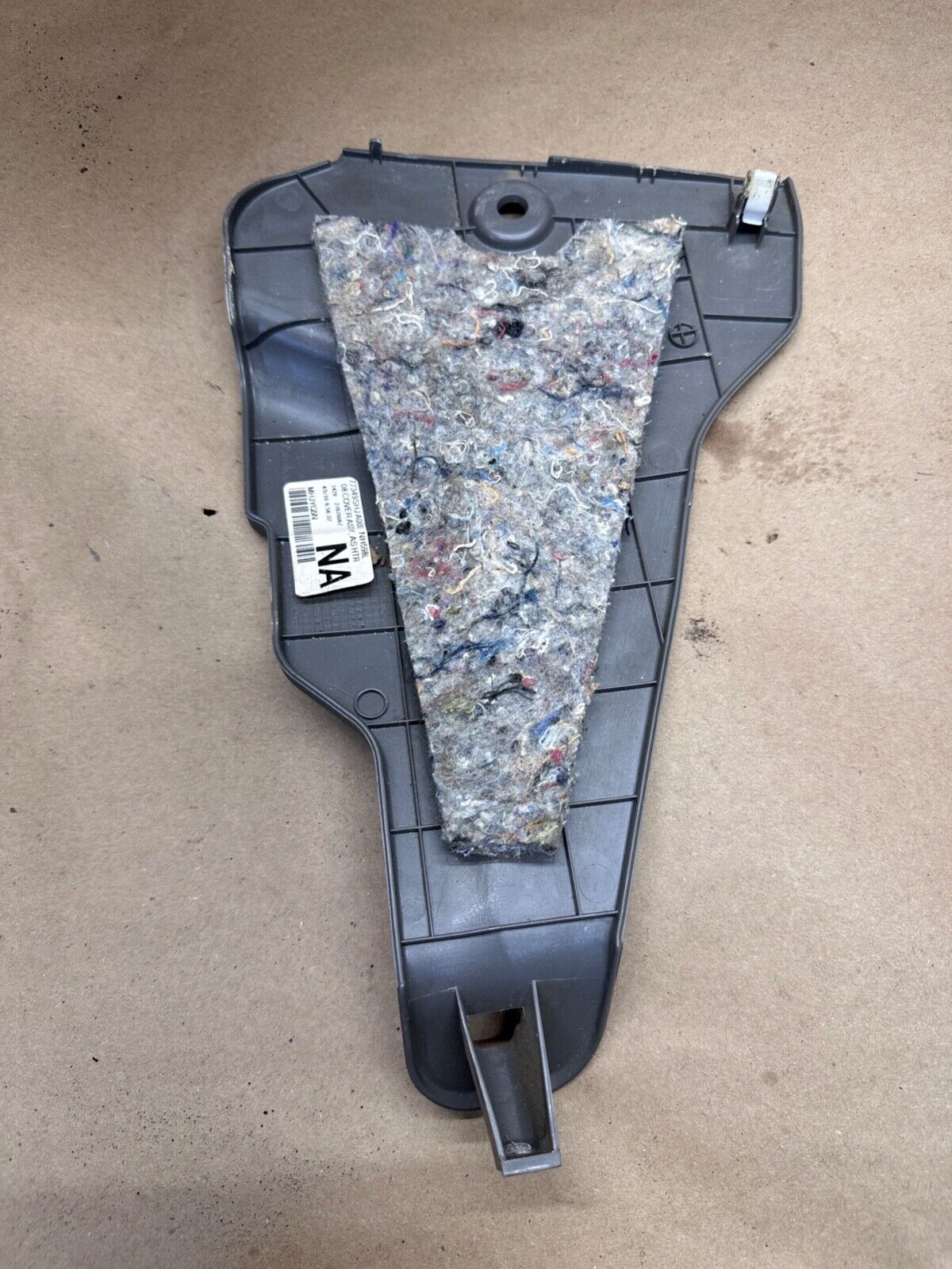 06-10 Honda Odyssey Front Right Side Cover Heater Trim Panel HVAC Insulation OEM