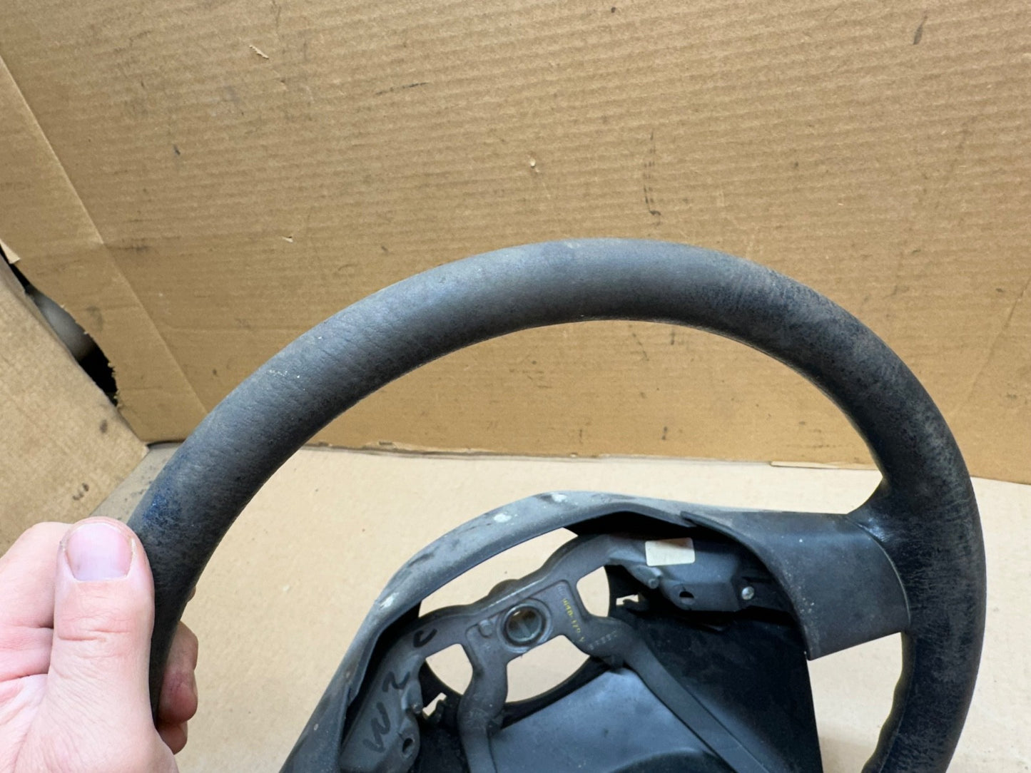 03-06 Jeep Wrangler TJ LJ OEM Rubber Vinyl Steering Wheel Factory OEM 04 05 Jeep