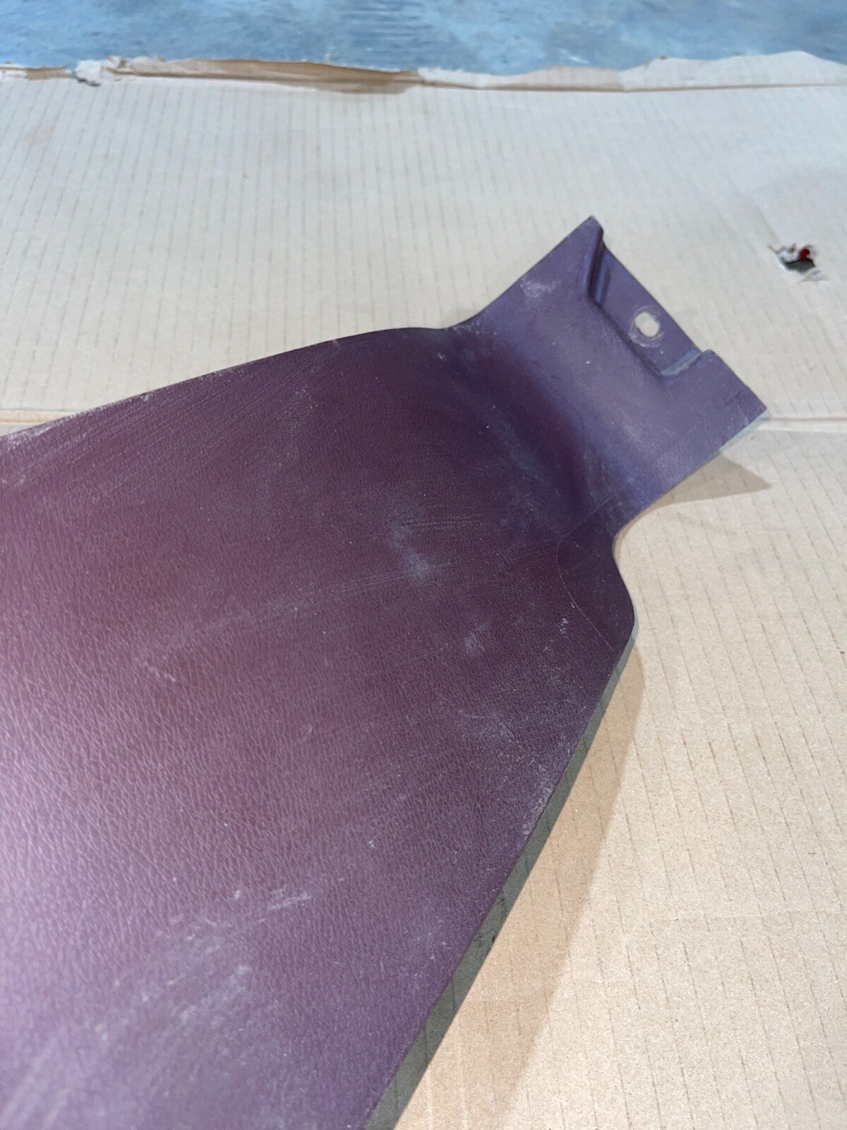 86-92 Jeep Comanche RED GARNET Plastic Interior DOOR SILL Trim Passenger Right R