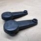 1984-1996 Jeep Cherokee XJ Comanche MJ PAIR L R Manual Window Crank BLACK Handle