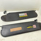 Jeep Wrangler TJ 97-02 OEM Sun Visor Left Right Dark Grey Pair SunVisor Pair Set