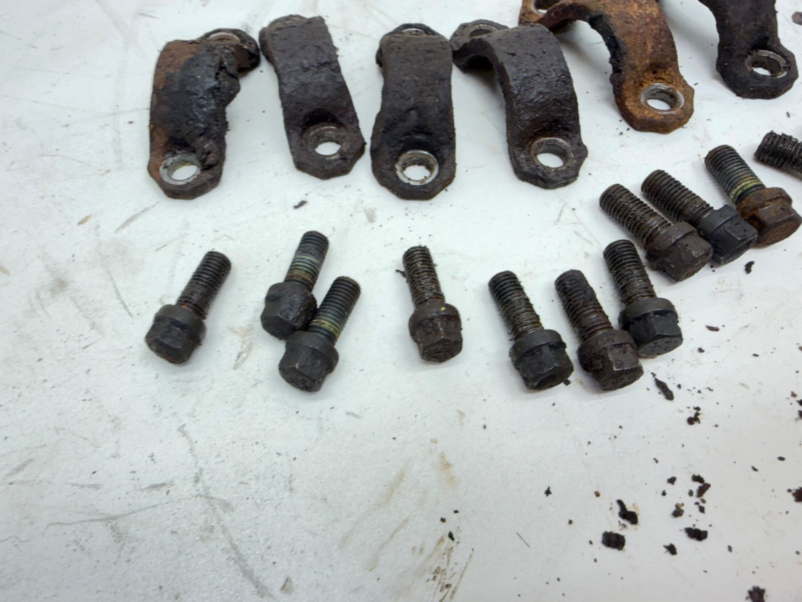 Complete Set of OEM U Joint Yoke Strap Bolt Kit for Jeep YJ Wrangler Dana 30 35
