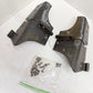 97-06 Jeep TJ Wrangler OEM Windshield Hinges Pair Green Hinge Set  Factory Bolts
