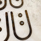 Front Dana 30 Axle Heavy Duty Steel U-Bolt Set Jeep Wrangler YJ 87-95 Factory OE