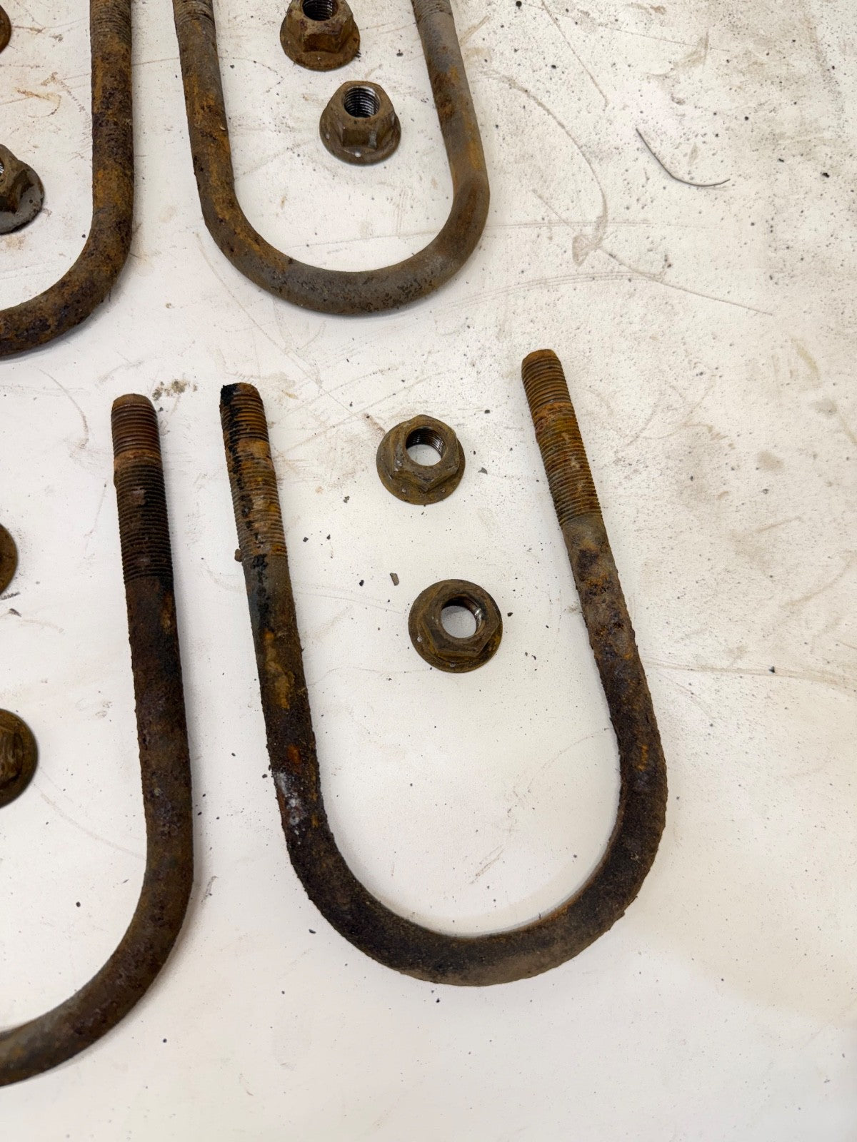 Front Dana 30 Axle Heavy Duty Steel U-Bolt Set Jeep Wrangler YJ 87-95 Factory OE
