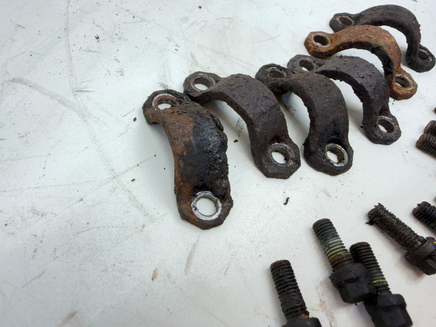 Complete Set of OEM U Joint Yoke Strap Bolt Kit for Jeep YJ Wrangler Dana 30 35