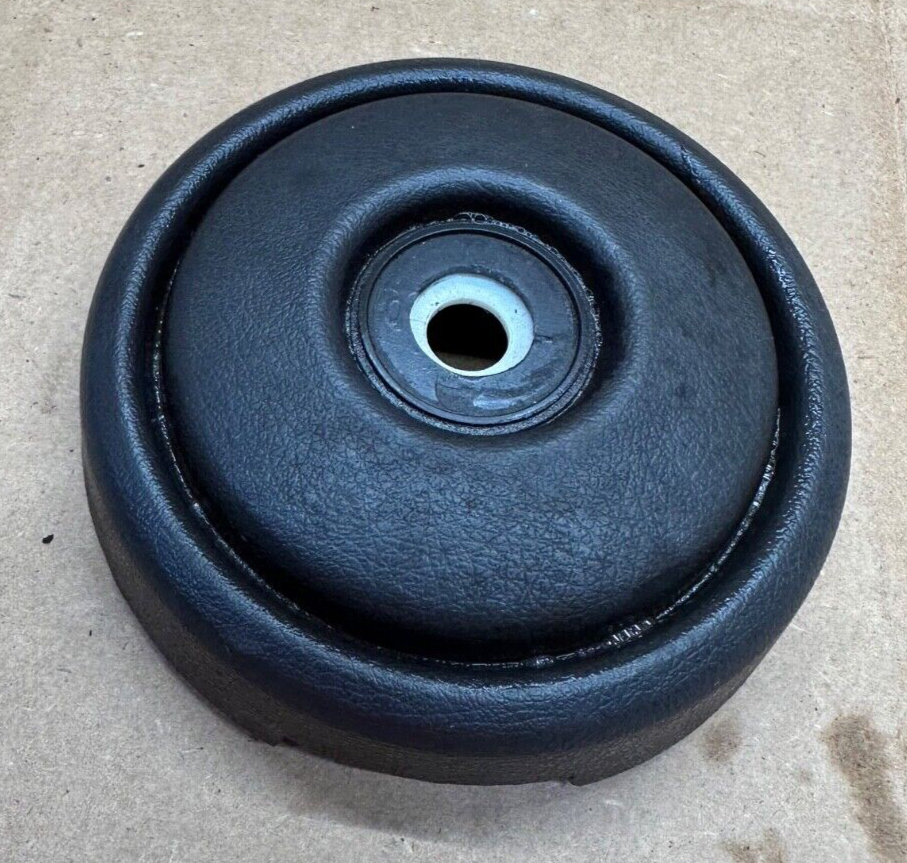 84-96 Jeep Cherokee Wrangler XJ YJ Charcoal Steering Wheel Horn Button NO EMBLEM