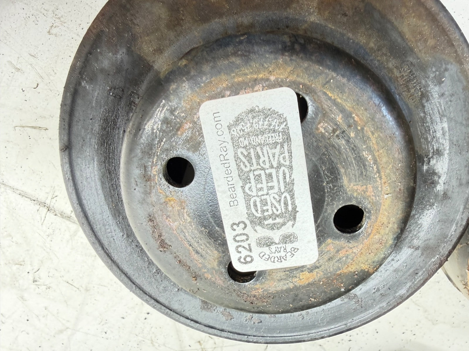 Jeep CJ 80-86 CJ7 2-Groove V Belt Water Pump Pulley 6 cyl 4.2L YJ 2.5L Wrangler