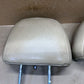 84-96 Jeep Cherokee XJ Front Bucket Seat Head Rest Pair Tan Cloth Tweed Beige OE