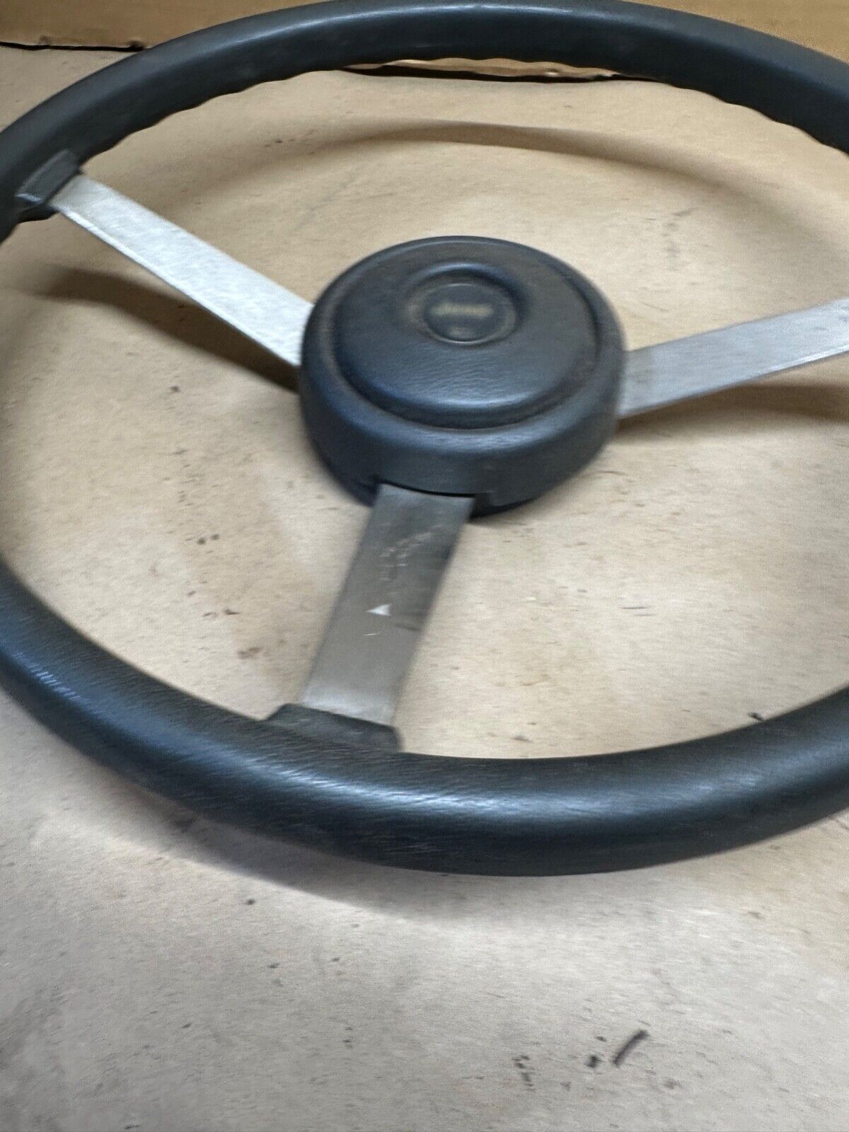 84-95 Jeep Cherokee Wrangler OEM FACTORY 3 Spoke Steering Wheel Grey XJ YJ MJ