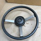 84-96 Jeep Cherokee Wrangler XJ YJ MJ Comanche 3 Spoke Steering Wheel Grey Gray