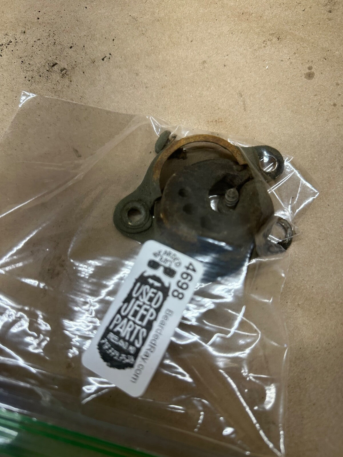 56-71 CJ5 Jeep CJ Firewall Harness Grommet and Retainer Willys Passthrough OEM
