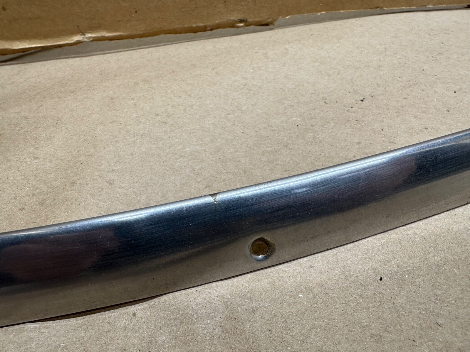 Jeep FSJ Grand Wagoneer Passenger Lower Windshield Stainless Steel Trim Chrome