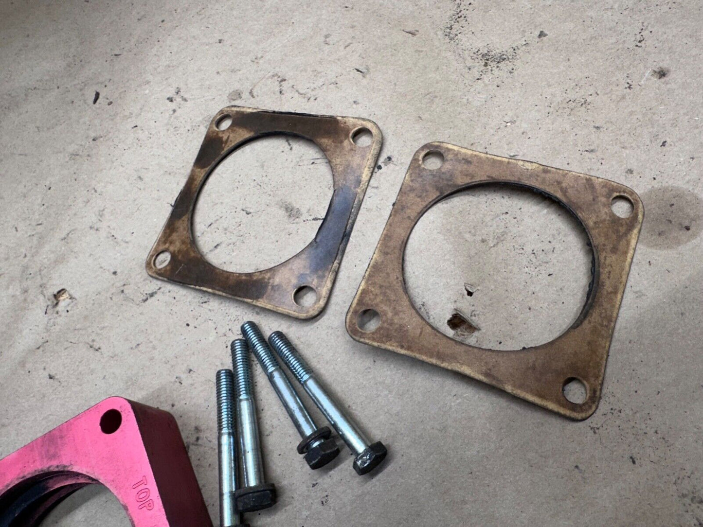 91-02 Jeep Wrangler YJ TJ 4.0L 6 Cyl Poweraid Throttle Body Spacer Helix Bore