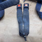 92-95 Jeep Wrangler YJ Rear Back Pair Seat Belt Buckle OEM Seatbelt Factory