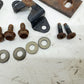 87-95 Jeep Wrangler YJ Rear Seat Brackets Back Bracket PAIR OEM Rear Mount Set