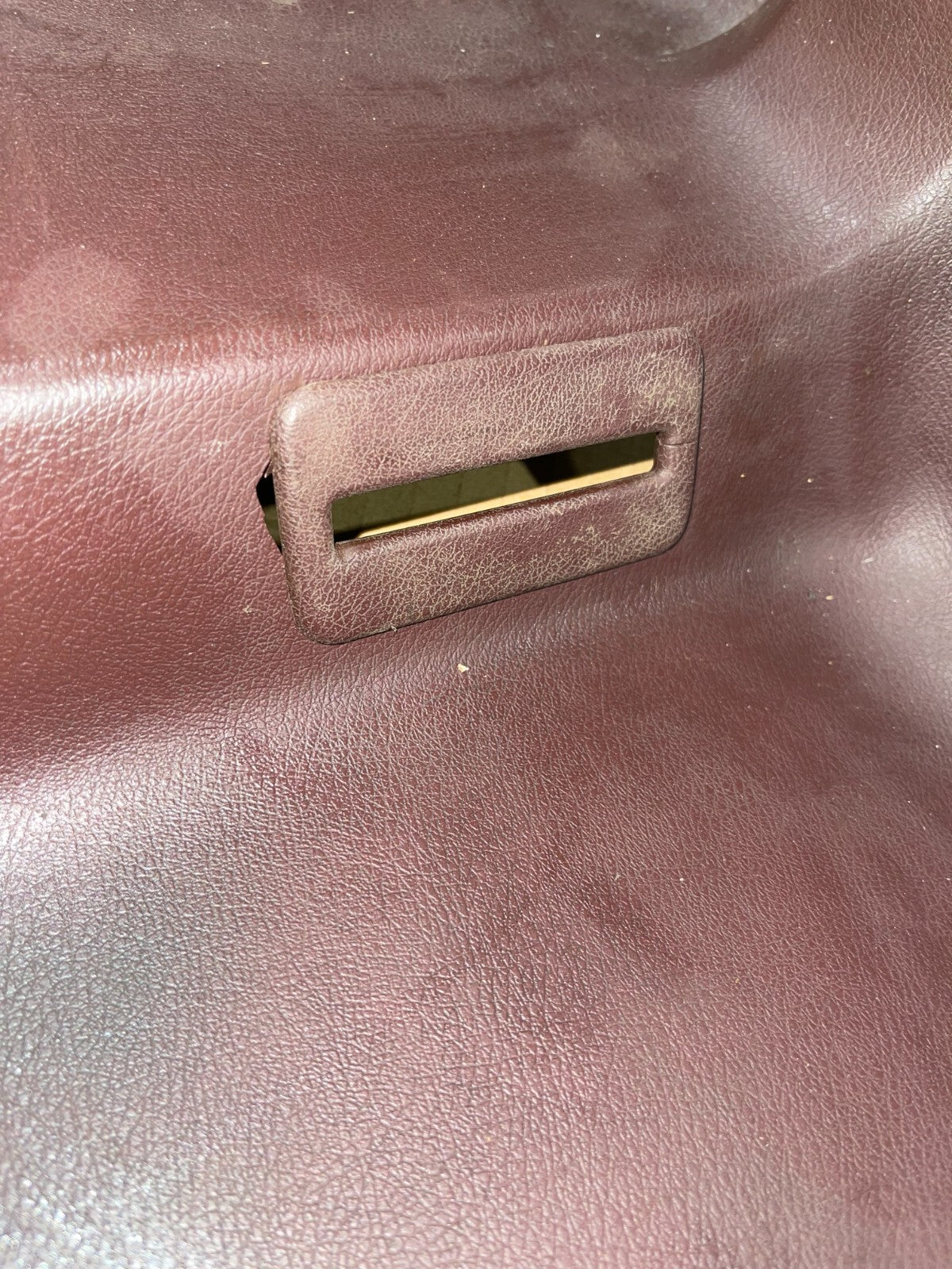 86-92 Jeep Comanche MJ OEM Plastic Interior B-Pillar Panel Left Driver Trim -RED