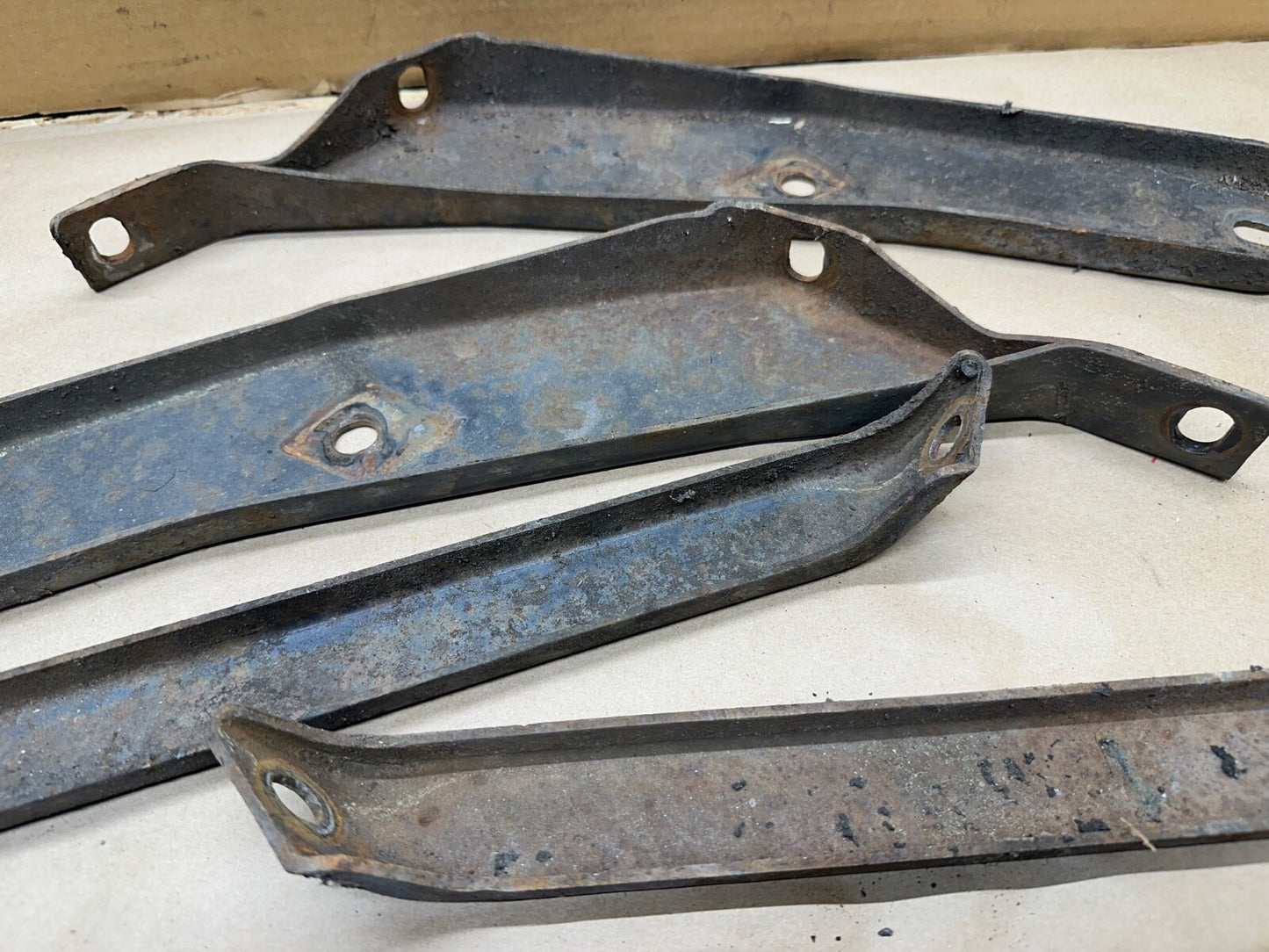 1967 AMC Rambler Rebel Rear Bumper Mount Bracket Sedan Factory 67 Rambler Back