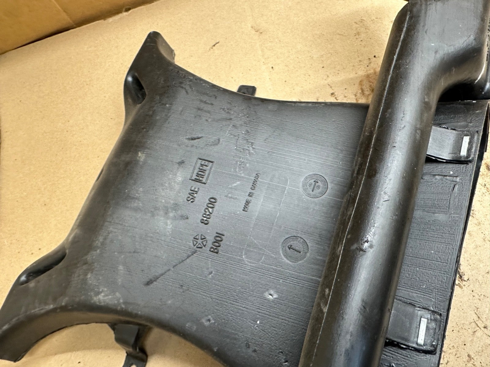97-02 Jeep Wrangler TJ Defrost Vent 55115161 Heat Duct w/ Directional Defroster