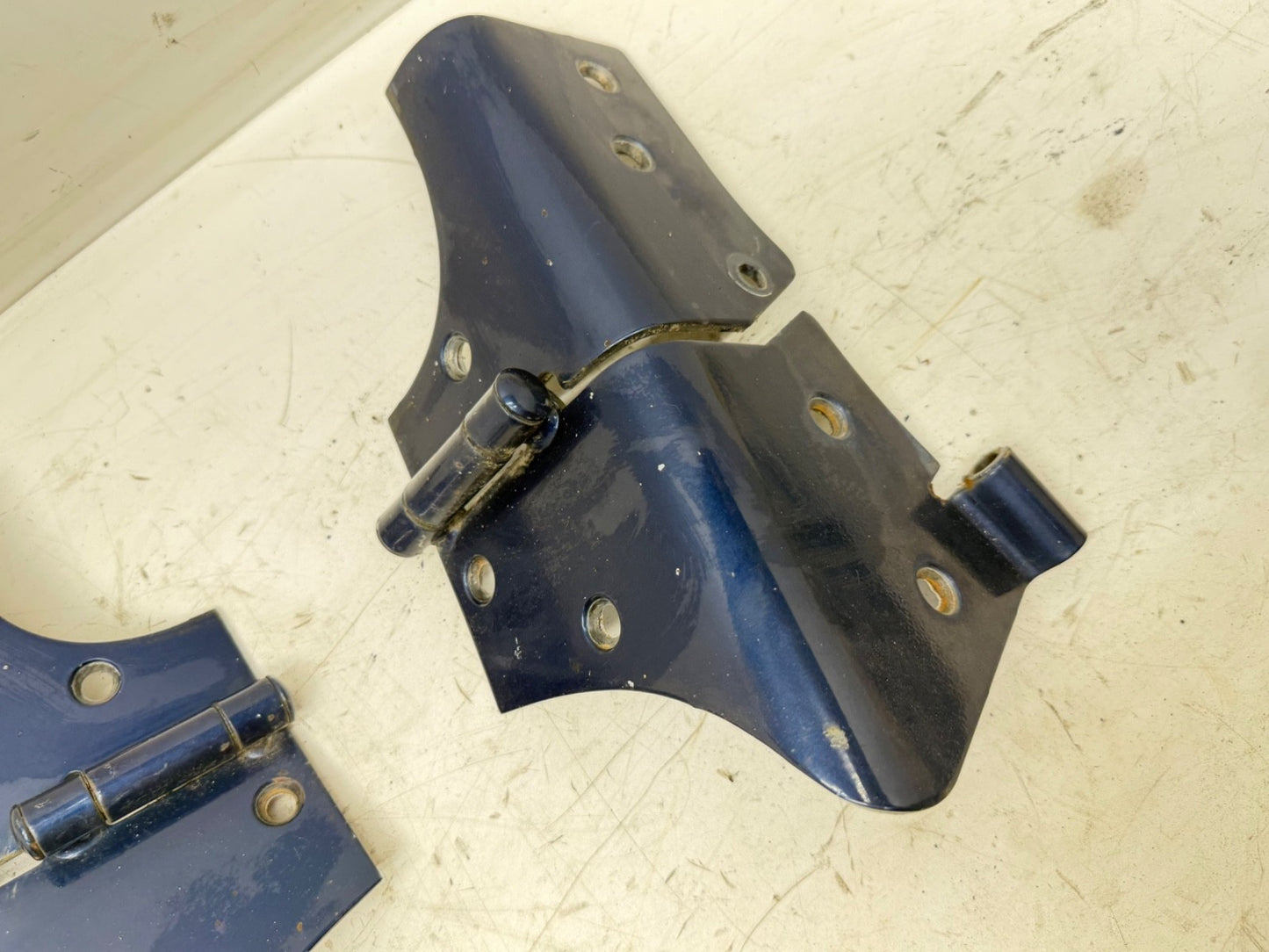 Windshield Frame Hinges Hinge Pair for Jeep Wrangler TJ 97-06 Factory OEM Blue
