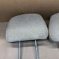 84-96 Jeep Cherokee XJ Front Bucket Seat Head Rest Pair Tan Cloth Tweed Beige OE