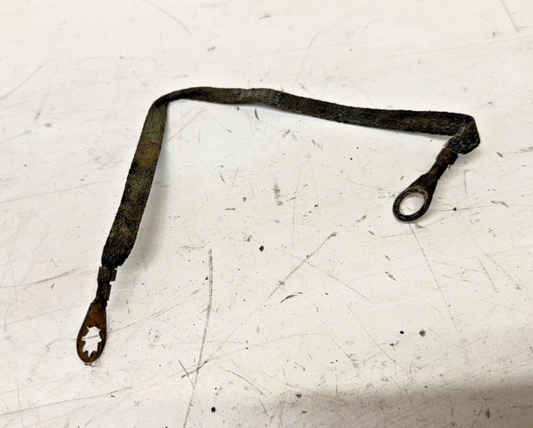 87-95 Jeep YJ Wrangler Engine Firewall GROUND WIRE STRAP CABLE 15" Braided